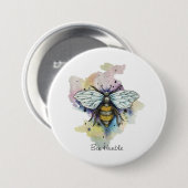 Niedliche Rainbow-Wash Button (Vorne & Hinten)