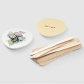 Niedliche Rainbow-Wash Fächer (Non-assembled)