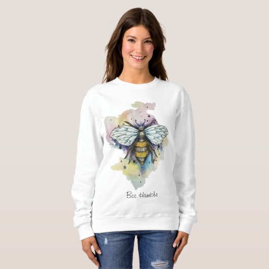Niedliche Rainbow-Wash Sweatshirt (Vorne ganz)