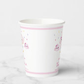 Niedliche Raindrop Sweetheart Babydusche Pappbecher (Links)