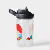 Niedliche Rainy Day Yellow Duck Blume Kid Trinkflasche (rechts)