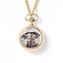 Niedliche Rainy-Day-Ziegen