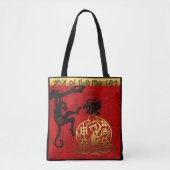 Niedliche Rammziege Chinesisches Neujahr Zodiac Bi Tasche (Vorderseite)