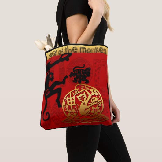 Niedliche Rammziege Chinesisches Neujahr Zodiac Bi Tasche (Von Nahem)