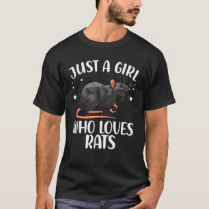 Niedliche Rat für Frauen Mädchen Rodent Haustier M T-Shirt