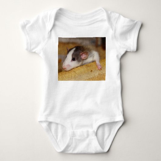 Niedliche Ratte Baby Strampler (Vorderseite)