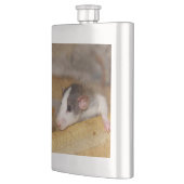 Niedliche Ratte Flachmann (Links)