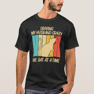 Niedliche Ratte für Frauen Mutter Maus Ratte Fluss T-Shirt