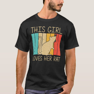 Niedliche Ratte für Mädchen Kid Mouse Rat Rattenme T-Shirt