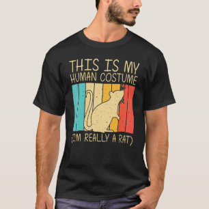 Niedliche Ratte für Männer Frauen Maus Ratte Fluss T-Shirt