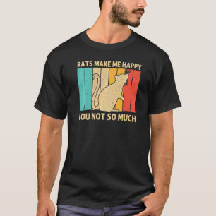 Niedliche Ratte für Männer - Maus Rat Rat Rod T-Shirt