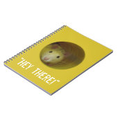 Niedliche Ratte in einem Loch-lustigen Tier Notizblock (Linke Seite)