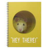 Niedliche Ratte in einem Loch-lustigen Tier Notizblock (Vorderseite)