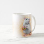 Niedliche Ratte Kaffeetasse (VorderseiteRechts)