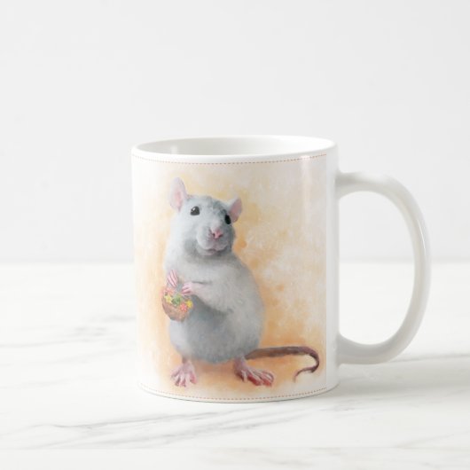 Niedliche Ratte Kaffeetasse (Rechts)