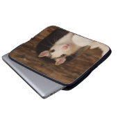 Niedliche Ratte Laptopschutzhülle (Vorne Knopf)