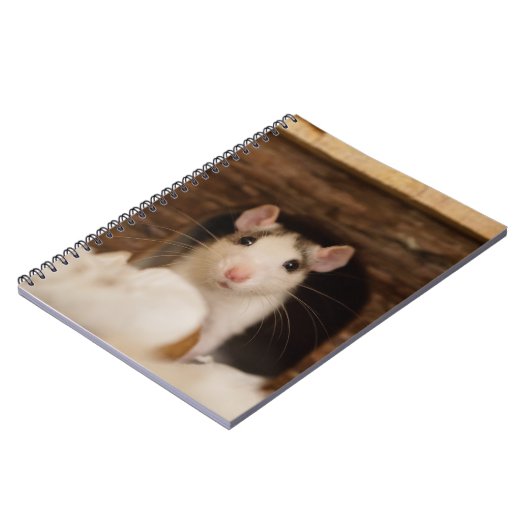 Niedliche Ratte Notizblock (Linke Seite)