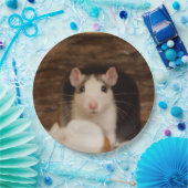 Niedliche Ratte Pappteller (Party)
