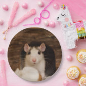 Niedliche Ratte Pappteller (Party)