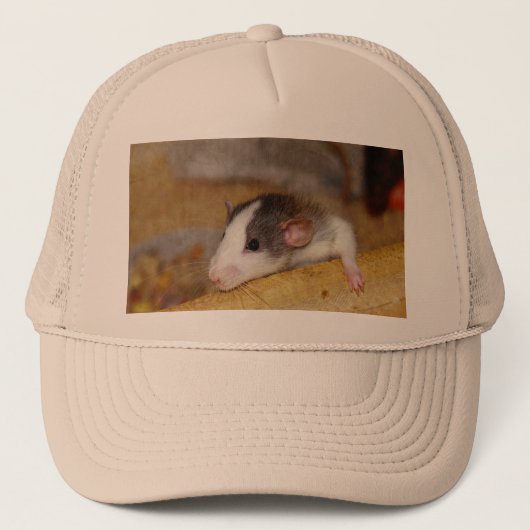 Niedliche Ratte Truckerkappe (Vorderseite)