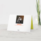 niedliche Ratten Geburtstagskarte Karte (Rückseite)