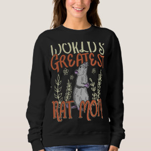 Niedliche Ratten-Hausratten-Nagetier-Mouse-Biologi Sweatshirt