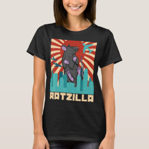 Niedliche Ratten-Hausratten-Nagetier-Mouse-Biologi T-Shirt