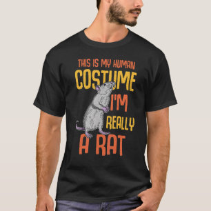 Niedliche Ratten-Hausratten-Rodent-Mouse Pet Biolo T-Shirt