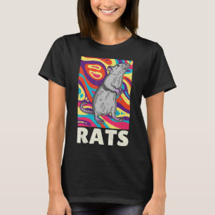 Niedliche Ratten-Hausratten-Rodent-Mouse Pet Biolo T-Shirt