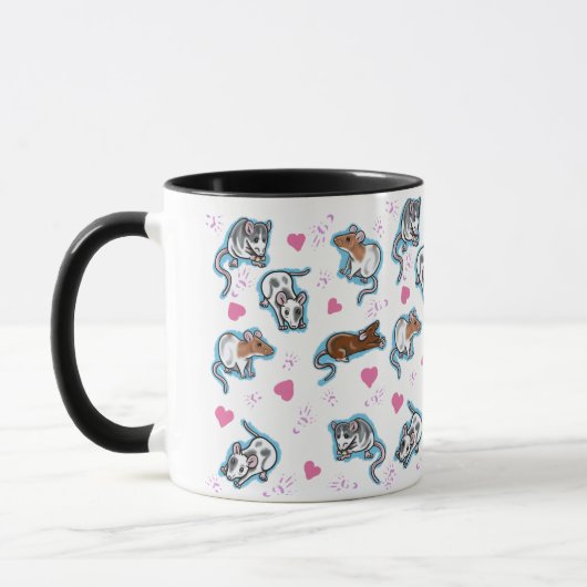Niedliche Ratten-Kaffee-Tasse Tasse (Links)