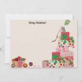 Niedliche Rattendekoration zu Weihnachten (Rückseite)