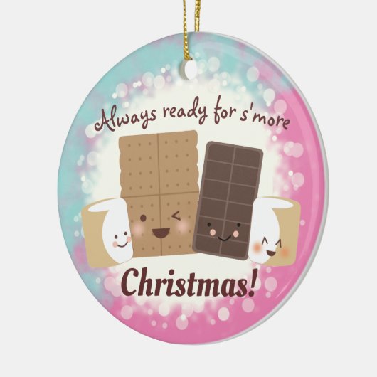 Niedliche Raucher Backbäckerei Süßigkeiten Weihnac Keramik Ornament (Links)