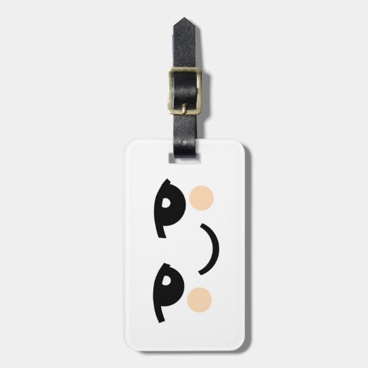 NIEDLICHE RAUCHGEPÄCKTAG GEPÄCKANHÄNGER (Vorderseite vertikal)