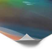 Niedliche, raue Eule Poster (Ecke)