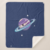 Niedliche Raum-Planeten-Saturn-Galaxie Sherpadecke (Vorderseite)