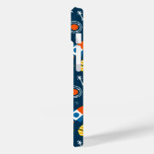 Niedliche Raumabenteuermuster Case-Mate iPhone Hülle (Rückseite / Links)