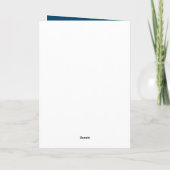 Niedliche Raumgalaxie Kinder 8. Geburtstag Karte (Rückseite)