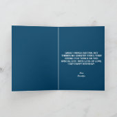 Niedliche Raumgalaxie Kinder 8. Geburtstag Karte (Innenseite)