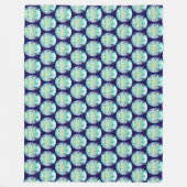 Niedliche Raumgestaltung und sonniges Kaninchen Fleecedecke (Vorderseite)