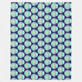 Niedliche Raumgestaltung und sonniges Kaninchen Fleecedecke