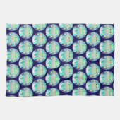 Niedliche Raumgestaltung und sonniges Kaninchen Geschirrtuch (Horizontal)