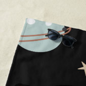 Niedliche Raumkatze Strandtuch (Beispiel)