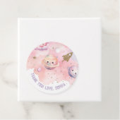 Niedliche Raumplaner und Sterne Vielen Dank Geschenkanhänger (Beispiel)