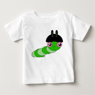 Niedliche Raupe Baby T-shirt