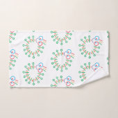 niedliche Raupe Badhandtuch Set (Handtuch)