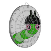 Niedliche Raupe Dartscheibe (Vorderseite Links)