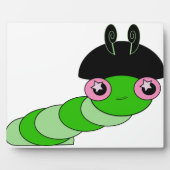 Niedliche Raupe Fotoplatte (Vorderseite)