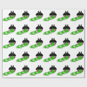 Niedliche Raupe Geschenkpapier (Flach)