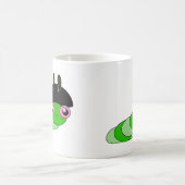 Niedliche Raupe Kaffeetasse (Mittel)