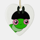 Niedliche Raupe Keramikornament (Rechts)